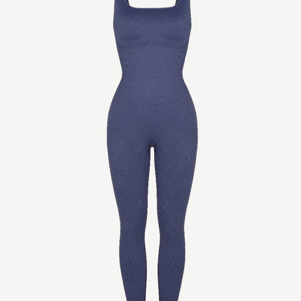 Wholesale Seamless Square Neck U-Shaped Back Design Shaping Jumpsuit