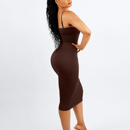 Wholesale?? Eco-friendly Seamless 360Â° Waist Control Midi Shaping Dress