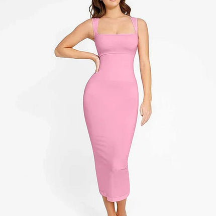 Wholesale?? Eco-friendly Seamless 360Â° Waist Control Spaghetti Strap Suspender Long Skirt