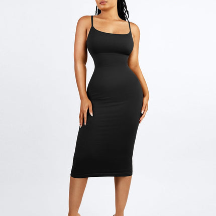 Wholesale?? Eco-friendly Seamless 360Â° Waist Control Midi Shaping Dress