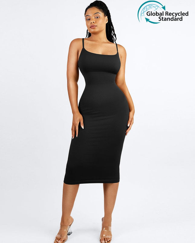 Wholesale🌿 Eco-friendly Seamless 360° Waist Control Midi Shaping Dress