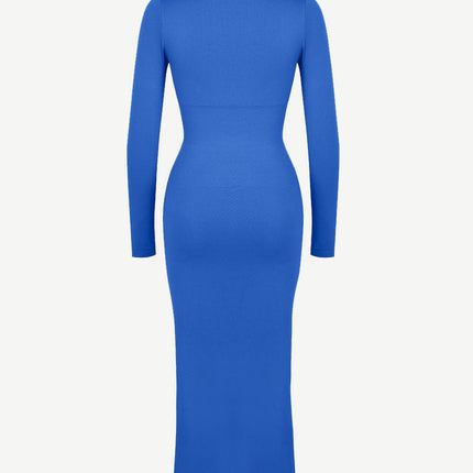 Wholesale?? Eco-friendly Seamless Bust Support Tummy Control High Side Slit Shaping Dress