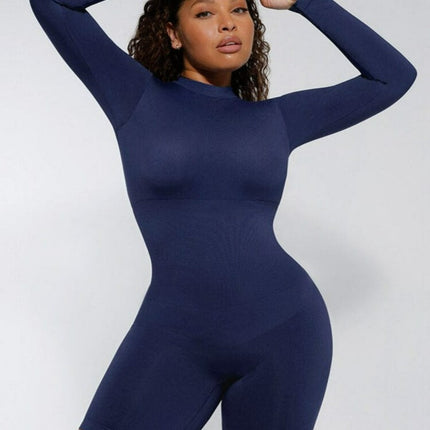 Wholesale Seamless Turtleneck Jumpsuit with Removable Cups