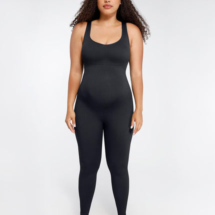 Wholesale Seamless Eco-friendly?? Back Lifting Abdominal Supports Maternity Catsuit Jumpsuit