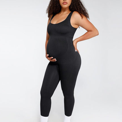 Wholesale Seamless Eco-friendly?? Back Lifting Abdominal Supports Maternity Catsuit Jumpsuit