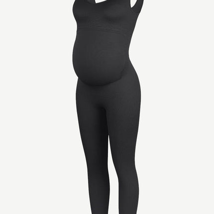 Wholesale Seamless Eco-friendly?? Back Lifting Abdominal Supports Maternity Catsuit Jumpsuit
