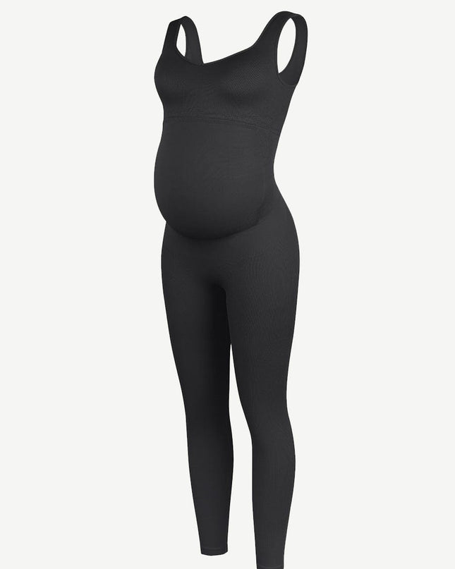 Wholesale Seamless Eco-friendly🌿 Back Lifting Abdominal Supports Maternity Catsuit Jumpsuit