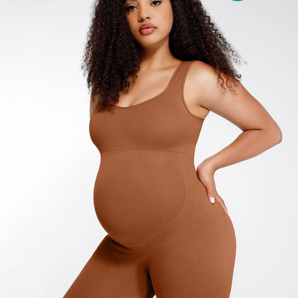 Wholesale Seamless Eco-friendly?? Back Lifting Abdominal Supports Maternity Catsuit Jumpsuit