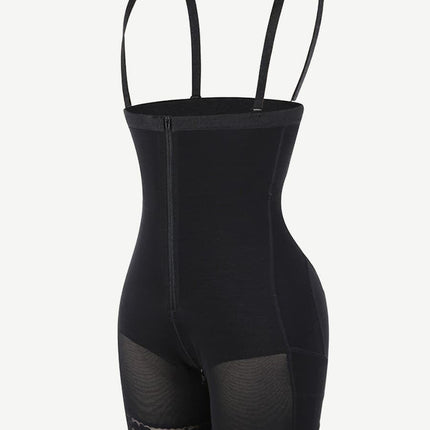 Wholesale Detachable Straps Post Surgery Full Body Shaper Zipper Abdominal Control