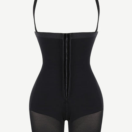 Wholesale Detachable Straps Post Surgery Full Body Shaper Zipper Abdominal Control