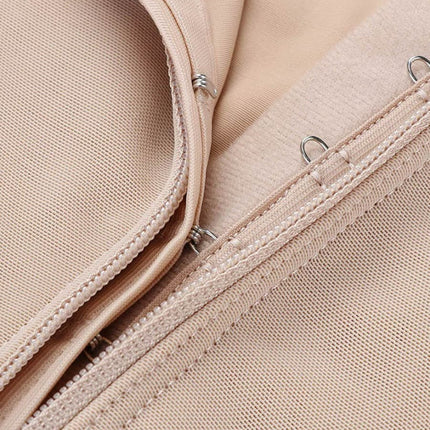 Wholesale Detachable Straps Post Surgery Full Body Shaper Zipper Abdominal Control