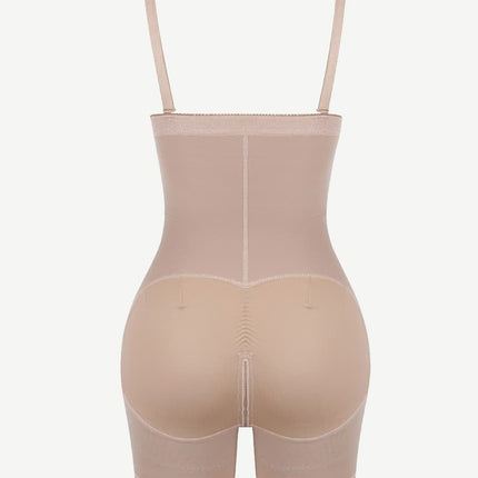 Wholesale Detachable Straps Post Surgery Full Body Shaper Zipper Abdominal Control