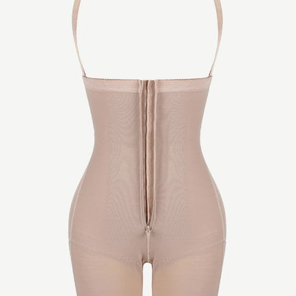 Wholesale Detachable Straps Post Surgery Full Body Shaper Zipper Abdominal Control
