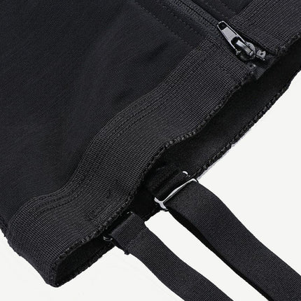 Wholesale Detachable Straps Post Surgery Full Body Shaper Zipper Abdominal Control