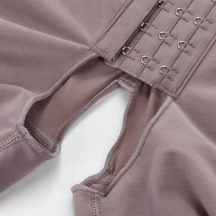 Wholesale Ultimate Stretch Nude Hooks Crotchless Unpadded Big Size Shapewear