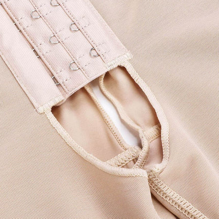 Wholesale Ultimate Stretch Nude Hooks Crotchless Unpadded Big Size Shapewear