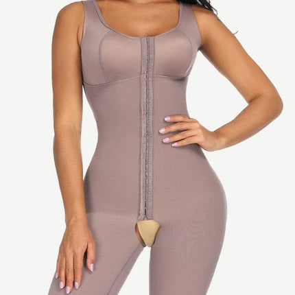 Wholesale Ultimate Stretch Nude Hooks Crotchless Unpadded Big Size Shapewear