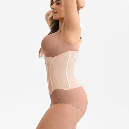 Wholesale High Compression S Curve Latex Waist Trainer with 11 Steel Bones.