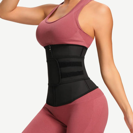 Wholesale Black Adjustable Belt Latex Waist Cincher For Curve-Creating