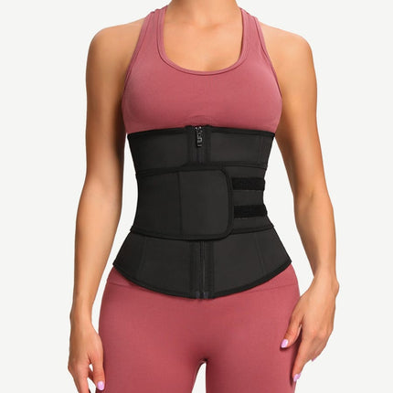 Wholesale Black Adjustable Belt Latex Waist Cincher For Curve-Creating
