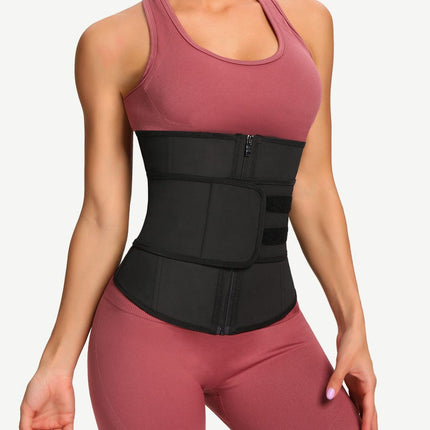Wholesale Black Adjustable Belt Latex Waist Cincher For Curve-Creating