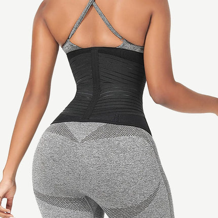 Wholesale Neoprene  Fat Burning Breathable Long Waist Trainer Double Elastic Waistbands Waist Trainer