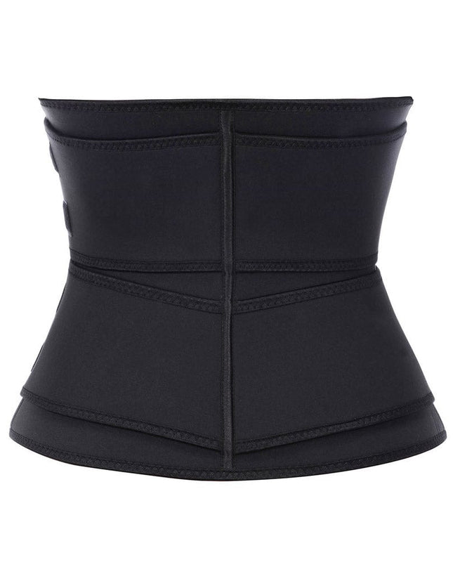 Wholesale Athletic Waist Trainer Black Big Size Neoprene With Sticker Tummy Control