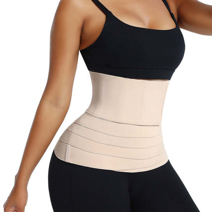 Wholesale Black Latex Tummy Wrap Compression Band Higher Power