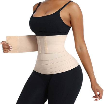 Wholesale Black Latex Tummy Wrap Compression Band Higher Power