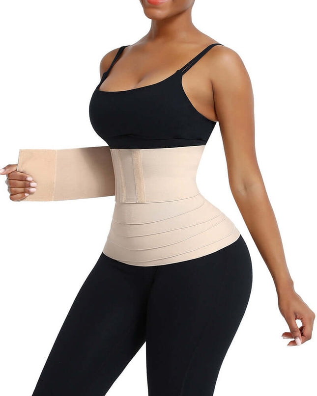 Wholesale Black Latex Tummy Wrap Compression Band Higher Power