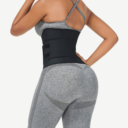 Wholesale Black Bust Support Latex Waist Trainer With Belt Firm Control