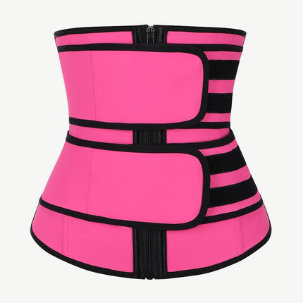 Wholesale Compression Black Big Size Latex Waist Slimmer With Sticker Fat Burner Wholesale Waist Cincher