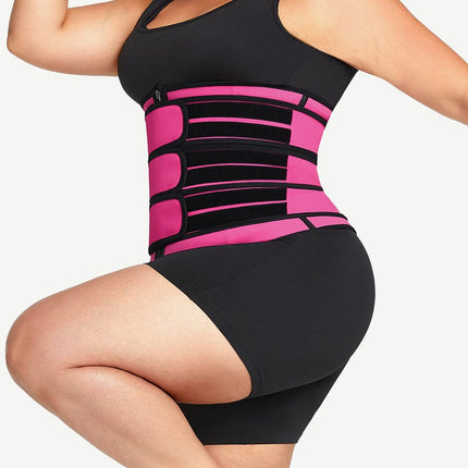 Wholesale Tummy Waist Trainer 7 Steel Bones Latex Zipper Control Midsection