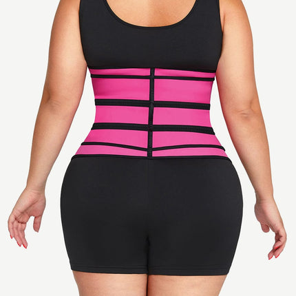 Wholesale Tummy Waist Trainer 7 Steel Bones Latex Zipper Control Midsection