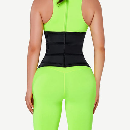 Wholesale Tummy Waist Trainer 7 Steel Bones Latex Zipper Control Midsection