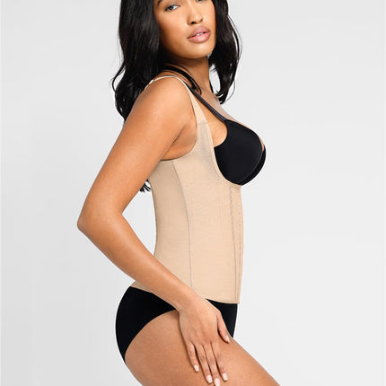 Wholesale 15 Built-in Steel Bone U-shaped Chest Support Waist Trainer Vest