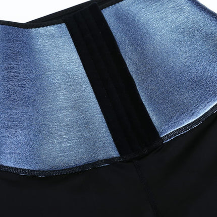 Wholesale Dark Blue Neoprene Leggings Shaper 3 Rows Hooks High Rise Custom Logo